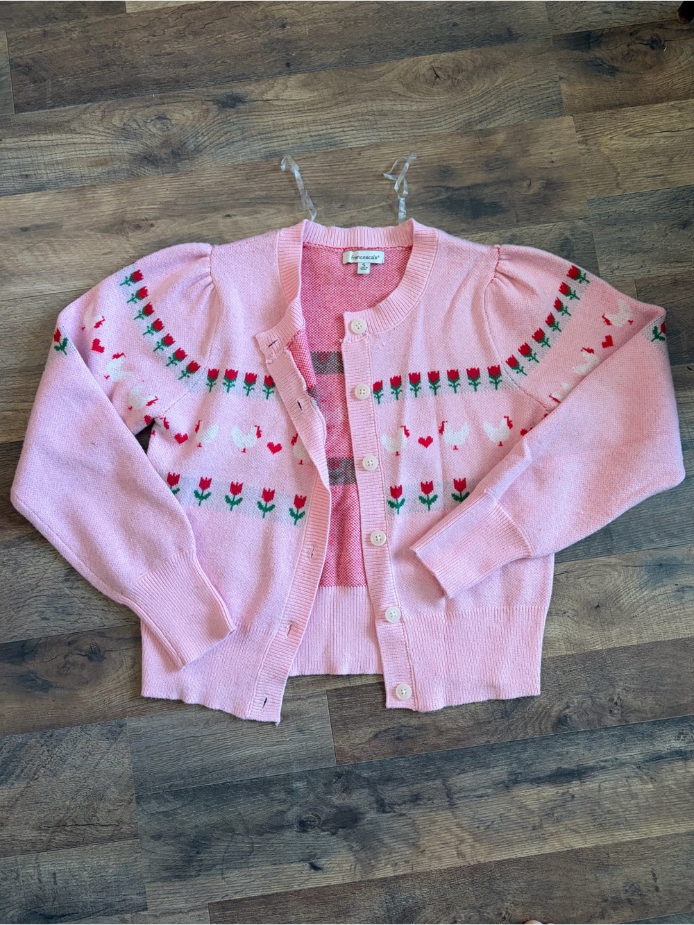 Francesca’s Cottagecore Tulip Cardigan - S